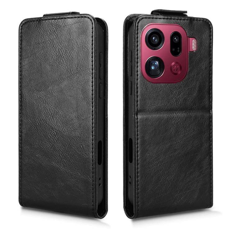 For OPPO Find X9 Pro Magnetic Vertical Flip Leather Phone Case with Buckle