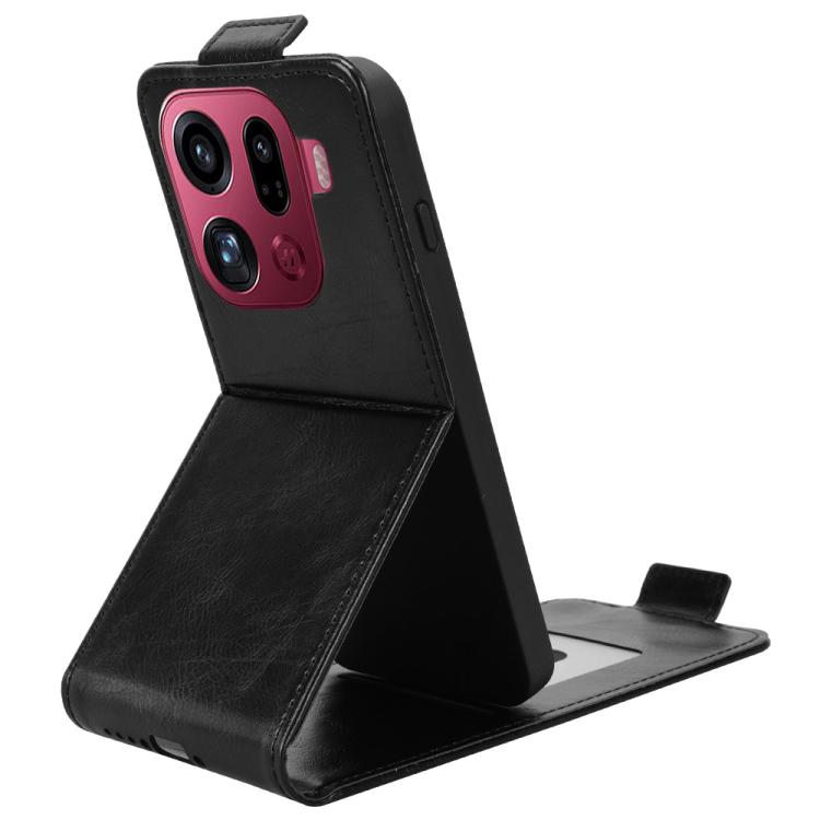 For OPPO Find X9 Pro Magnetic Vertical Flip Leather Phone Case with Buckle