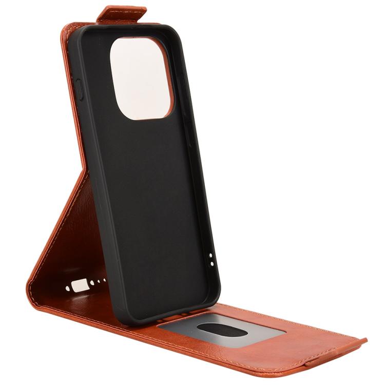 For OPPO Find X9 Magnetic Vertical Flip Leather Phone Case with Buckle