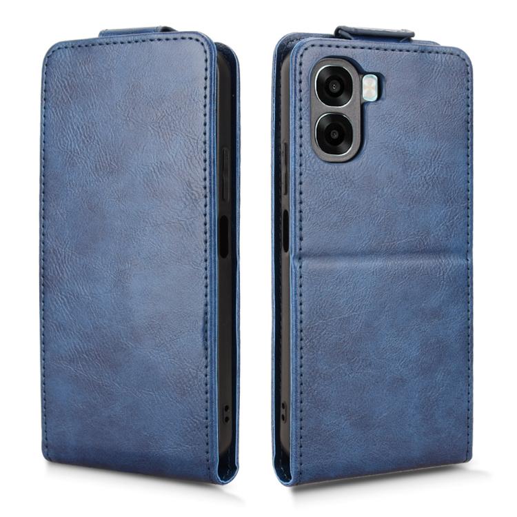 For OPPO A6x 4G / 5G Global Magnetic Vertical Flip Leather Phone Case with Buckle