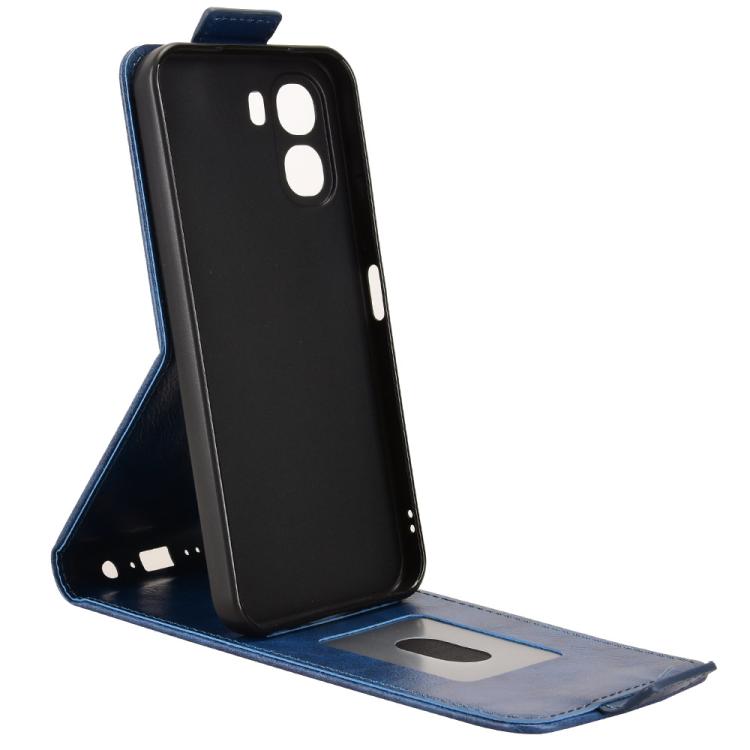 For OPPO A6x 4G / 5G Global Magnetic Vertical Flip Leather Phone Case with Buckle