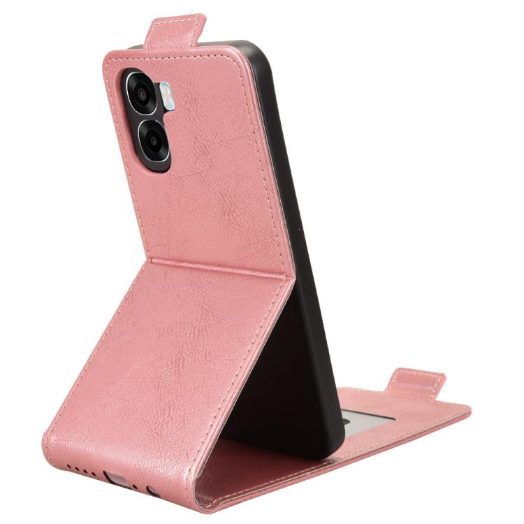 For OPPO A6x 4G / 5G Global Magnetic Vertical Flip Leather Phone Case with Buckle