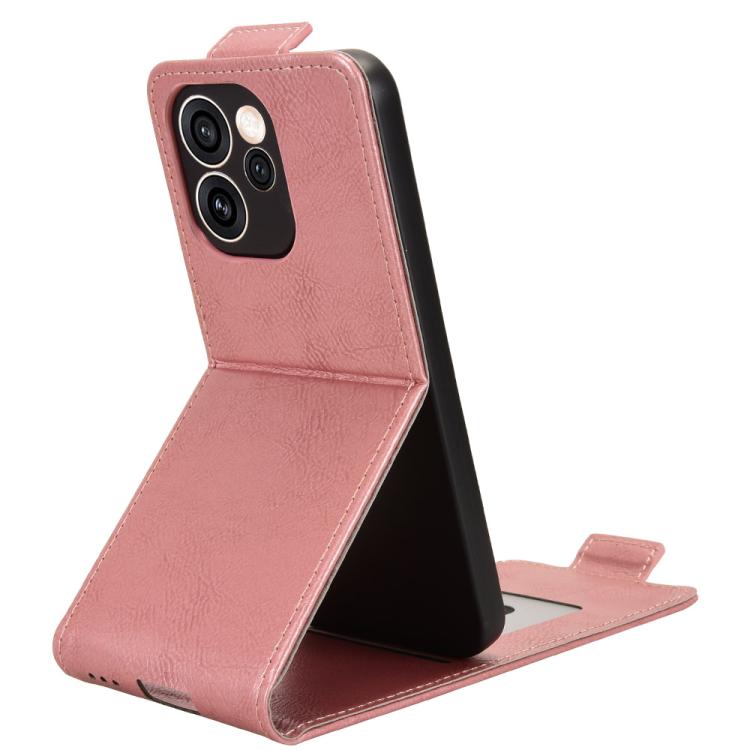For OPPO Reno15 Pro 5G Global Magnetic Vertical Flip Leather Phone Case with Buckle
