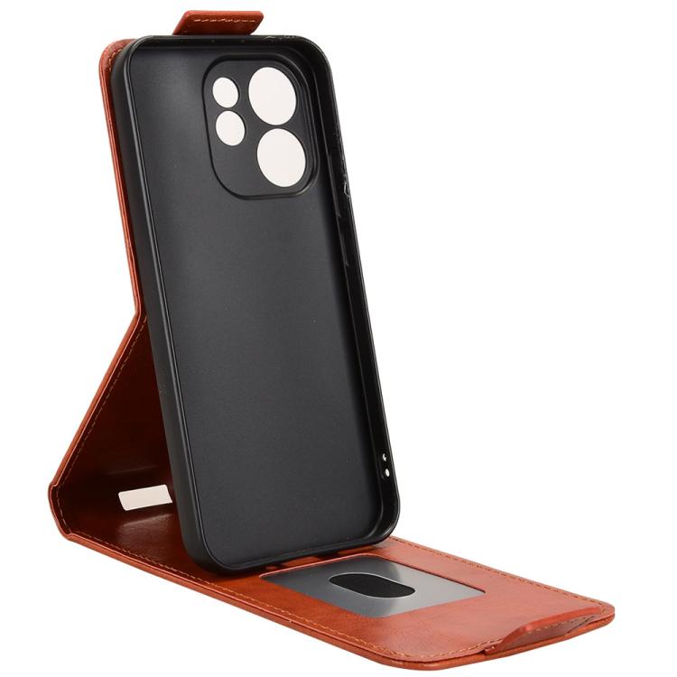 For OPPO Reno15 Pro Max 5G Global Magnetic Vertical Flip Leather Phone Case with Buckle
