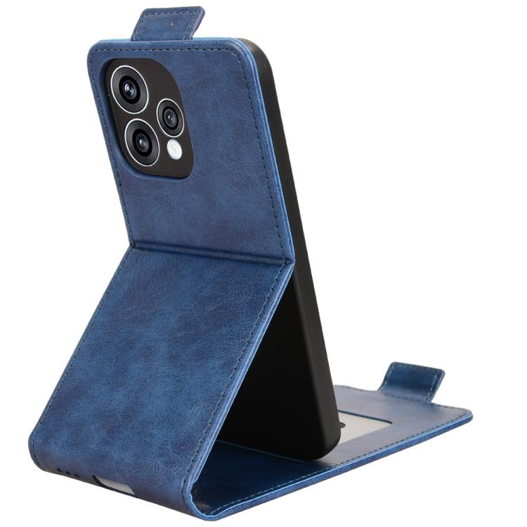 For OPPO Reno15 5G Global Magnetic Vertical Flip Leather Phone Case with Buckle