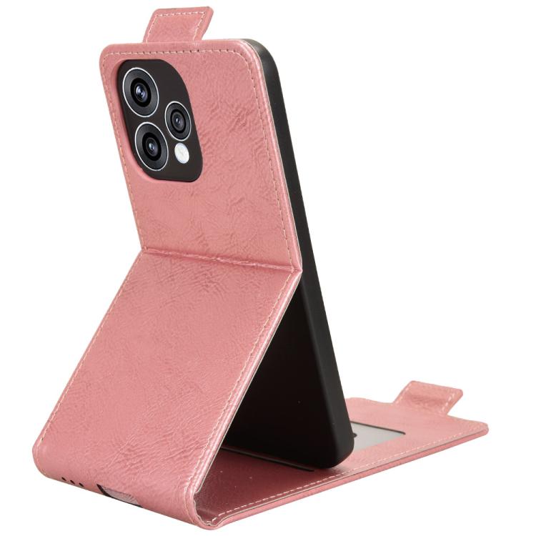 For OPPO Reno15 5G Global Magnetic Vertical Flip Leather Phone Case with Buckle