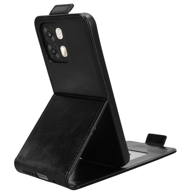 For OPPO A6s 5G / A6 5G Global Magnetic Vertical Flip Leather Phone Case with Buckle