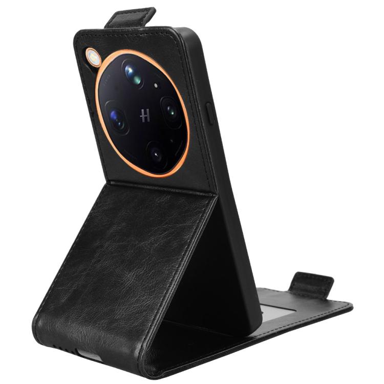 For OPPO Find X9 Ultra 5G Magnetic Vertical Flip Leather Phone Case with Buckle