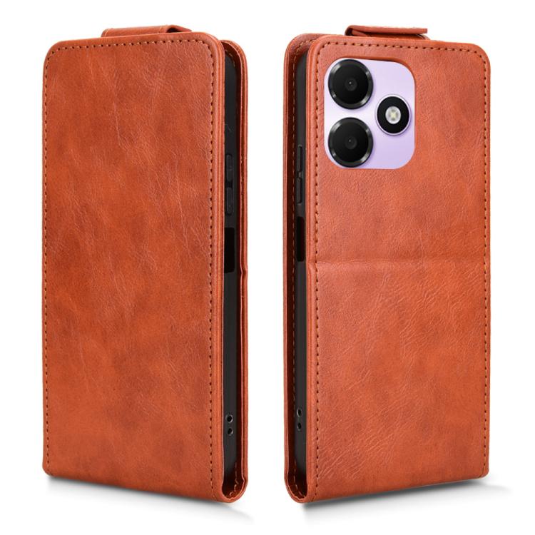 For OPPO A6c / A6t / A6t Pro Magnetic Vertical Flip Leather Phone Case with Buckle