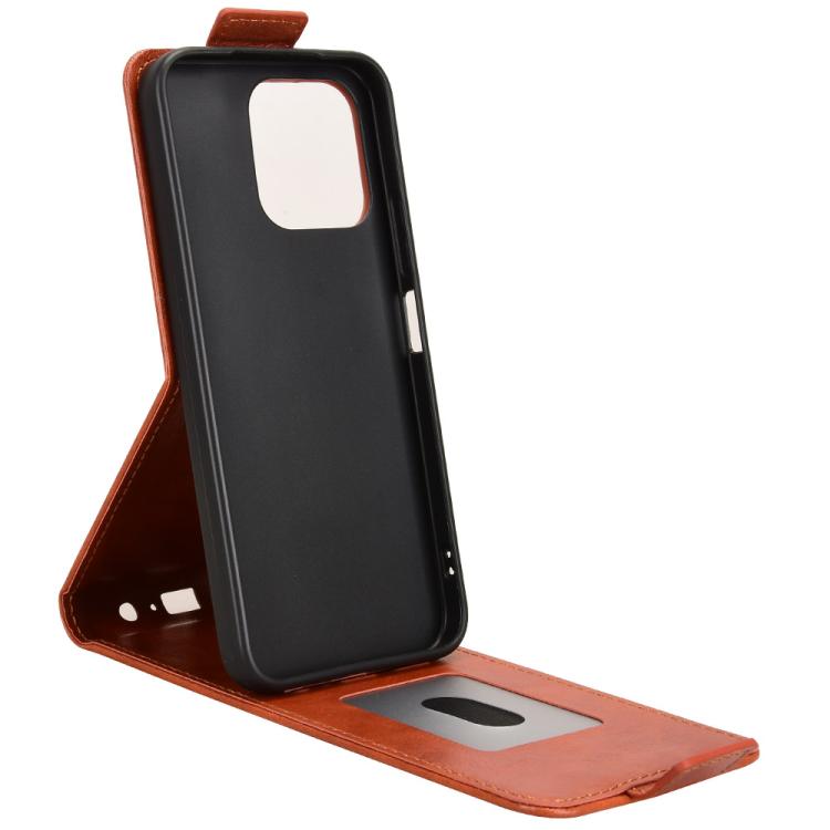 For OPPO A6c / A6t / A6t Pro Magnetic Vertical Flip Leather Phone Case with Buckle