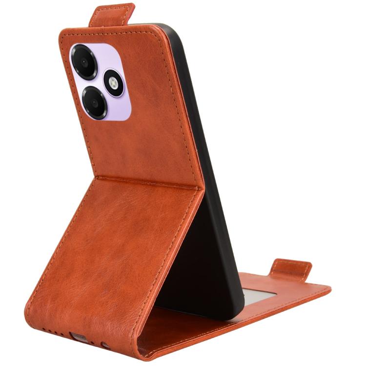 For OPPO A6c / A6t / A6t Pro Magnetic Vertical Flip Leather Phone Case with Buckle