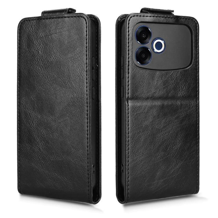 For OPPO F33 Pro / A6s Pro Magnetic Vertical Flip Leather Phone Case with Buckle