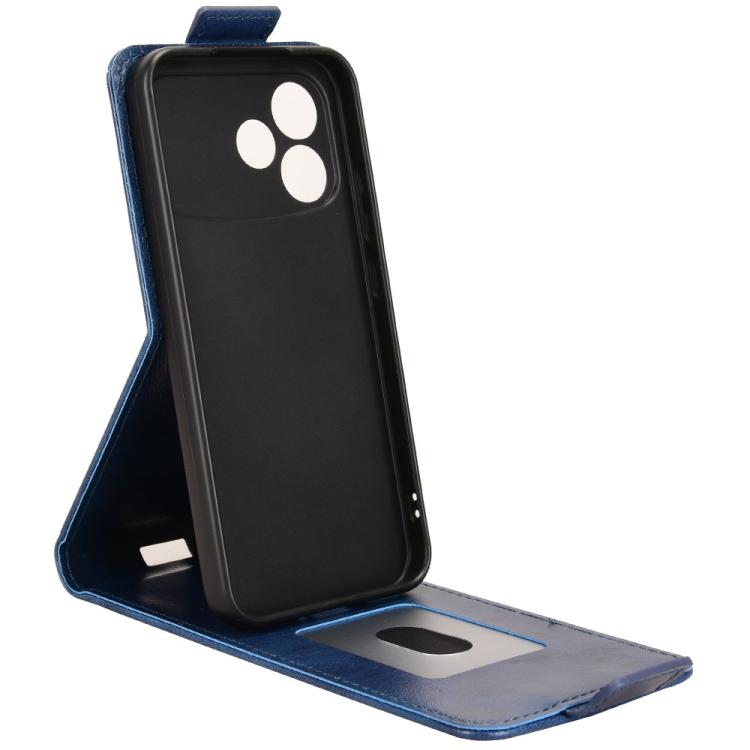 For OPPO F33 Pro / A6s Pro Magnetic Vertical Flip Leather Phone Case with Buckle