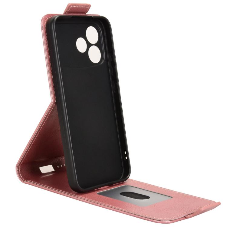 For OPPO F33 Pro / A6s Pro Magnetic Vertical Flip Leather Phone Case with Buckle