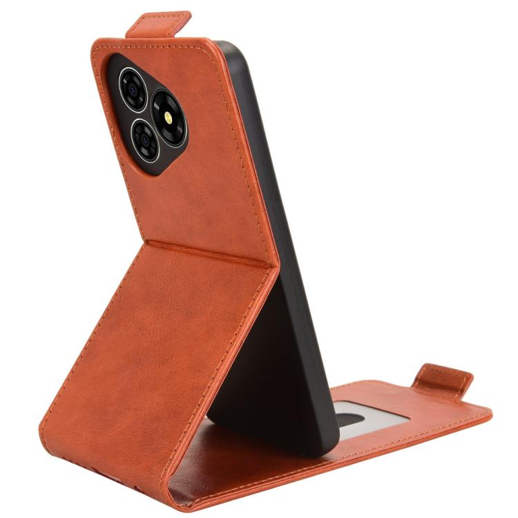 For Ulefone Note 19 Magnetic Vertical Flip Leather Phone Case with Buckle