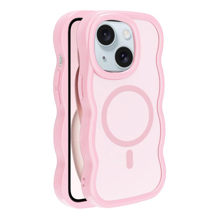 For iPhone 15 Skin Feel MagSafe Phone Case
