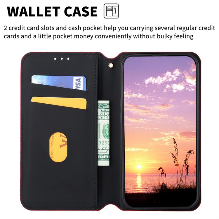 For ZTE Blade A53 Pro Cubic Grid Texture Flip Leather Phone Case