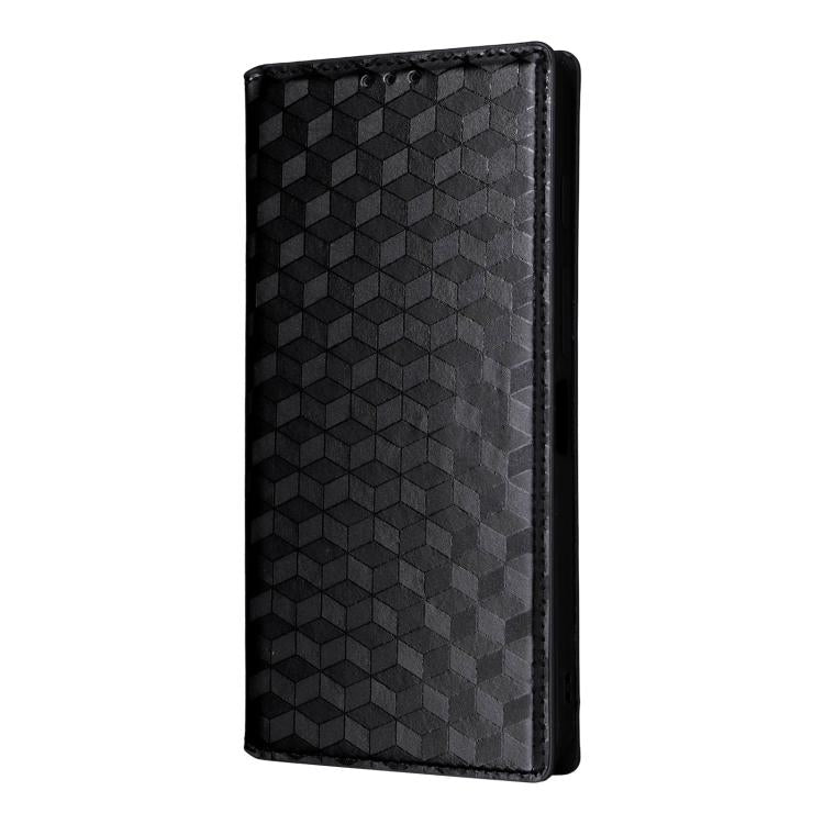 For ZTE Nubia S 5G / A403ZT Cubic Grid Texture Flip Leather Phone Case