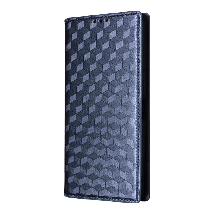 For ZTE Nubia S 5G / A403ZT Cubic Grid Texture Flip Leather Phone Case