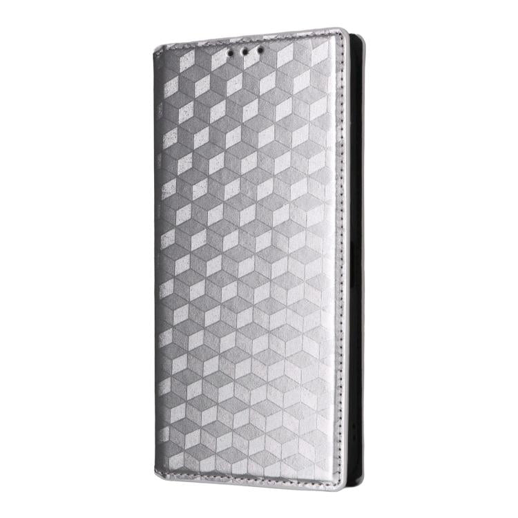 For ZTE Nubia S 5G / A403ZT Cubic Grid Texture Flip Leather Phone Case