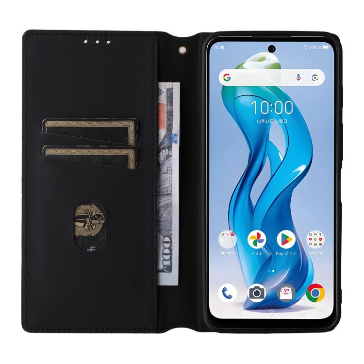 For ZTE Nubia S 5G / A403ZT Cubic Grid Texture Flip Leather Phone Case