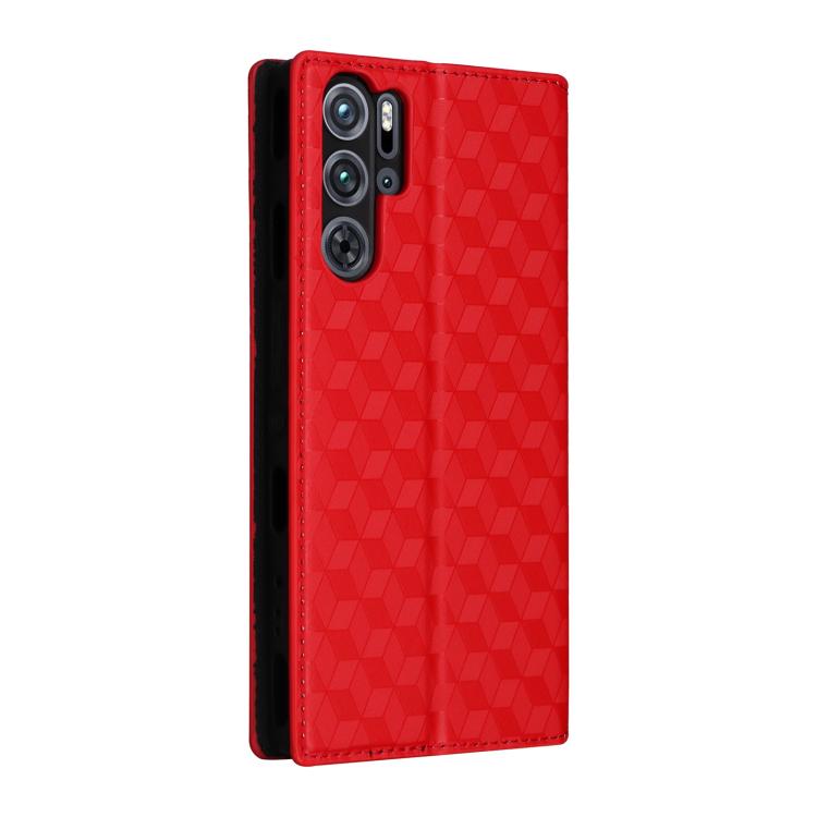 For ZTE nubia RedMagic 9 Pro / 9 Pro+ Cubic Grid Texture Flip Leather Phone Case