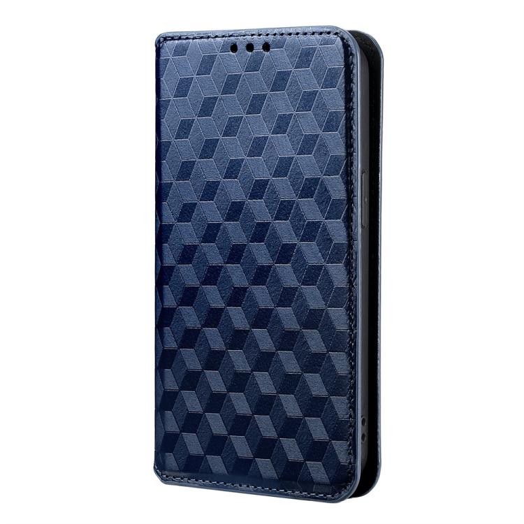 For ZTE nubia RedMagic 10 Pro / 10 Pro+ Cubic Grid Texture Flip Leather Phone Case