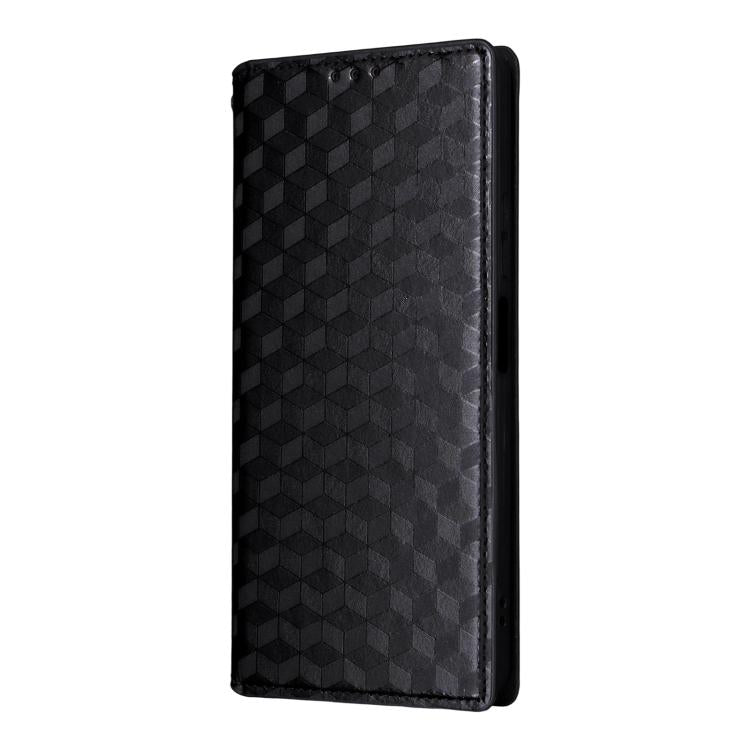 For ZTE nubia RedMagic 10 Air Cubic Grid Texture Flip Leather Phone Case