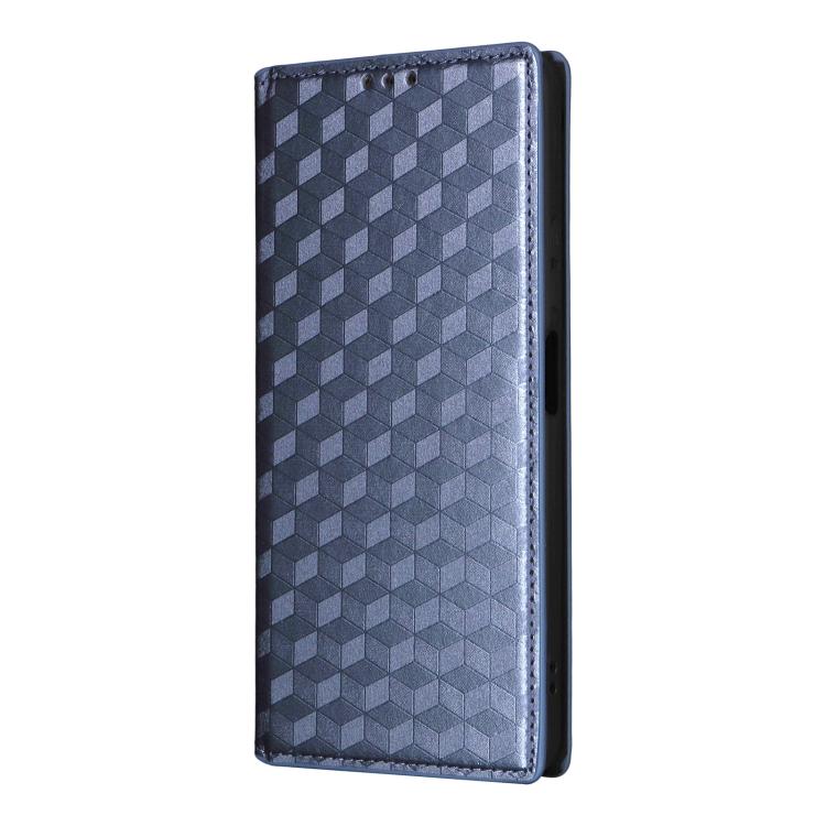 For ZTE nubia RedMagic 10 Air Cubic Grid Texture Flip Leather Phone Case