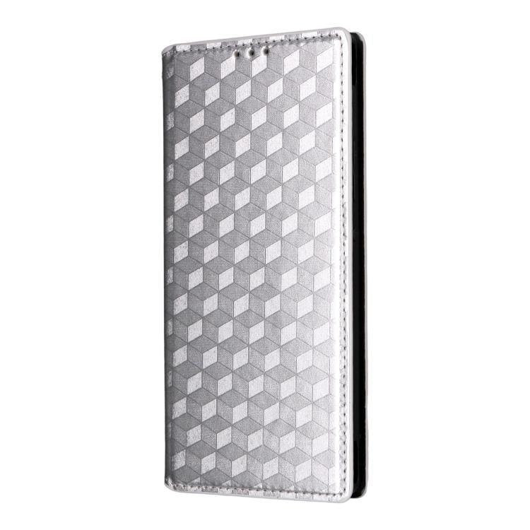 For ZTE nubia RedMagic 10 Air Cubic Grid Texture Flip Leather Phone Case