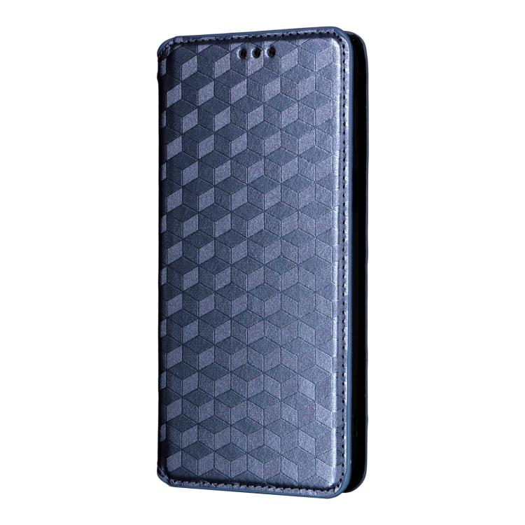 For ZTE Blade A36 4G / nubia A36 4G Cubic Grid Texture Flip Leather Phone Case