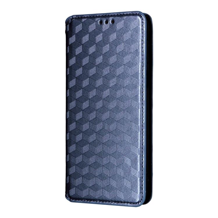 For ZTE nubia Z80 UItra Cubic Grid Texture Flip Leather Phone Case