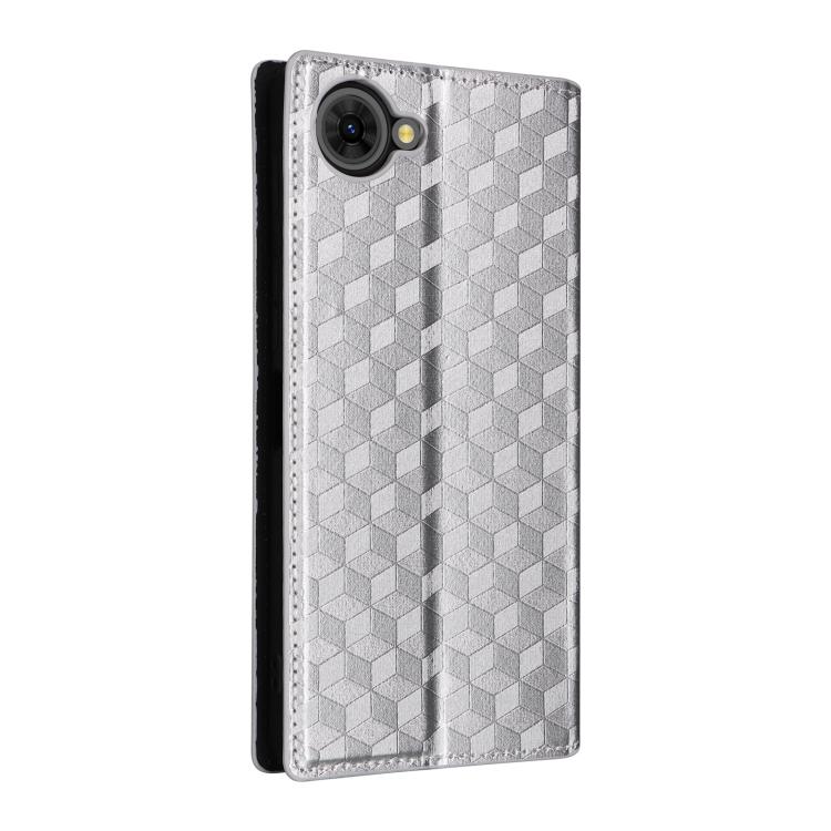 For ZTE nubia S2e / S2R / S2 Lite Cubic Grid Texture Flip Leather Phone Case