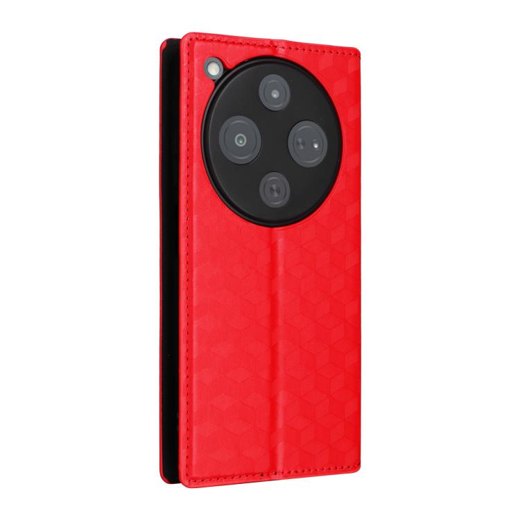 For ZTE nubia P9 Pro 5G / Optus X Pro 2 5G Cubic Grid Texture Flip Leather Phone Case