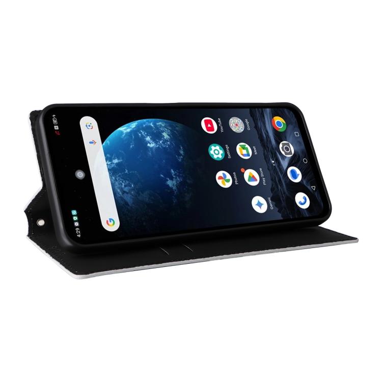 For ZTE nubia P9 Pro 5G / Optus X Pro 2 5G Cubic Grid Texture Flip Leather Phone Case