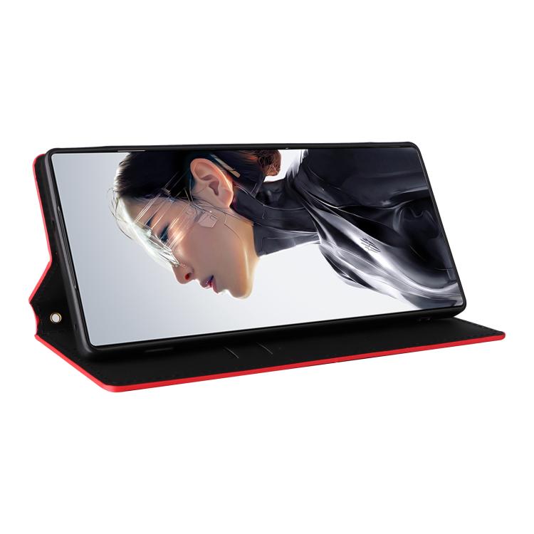 For ZTE nubia RedMagic 11 Air Cubic Grid Texture Flip Leather Phone Case