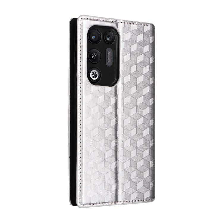 For ZTE nubia RedMagic 11 Air Cubic Grid Texture Flip Leather Phone Case