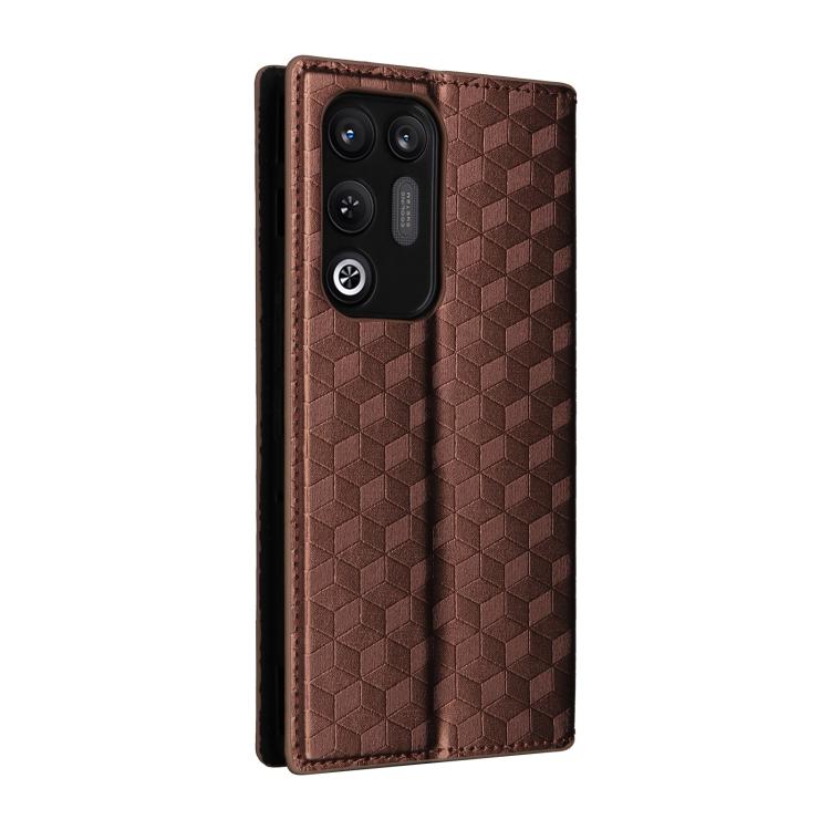 For ZTE nubia RedMagic 11 Air Cubic Grid Texture Flip Leather Phone Case