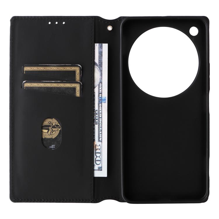 For ZTE nubia Focus 2 Ultra 5G Cubic Grid Texture Flip Leather Phone Case