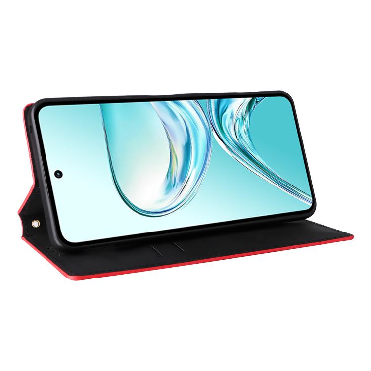 For ZTE nubia Focus 2 Ultra 5G Cubic Grid Texture Flip Leather Phone Case