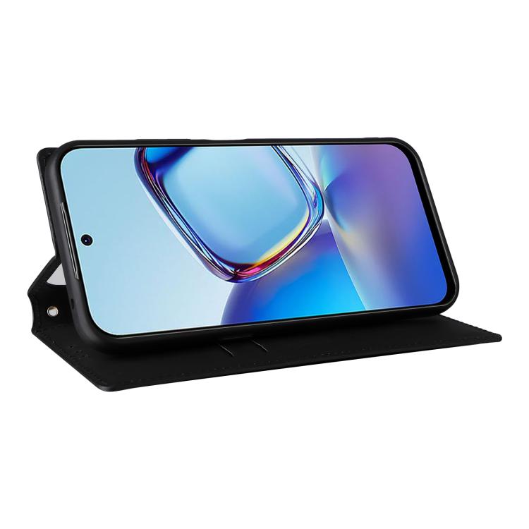 For ZTE Blade V80 Pro / V80 Vita Cubic Grid Texture Flip Leather Phone Case