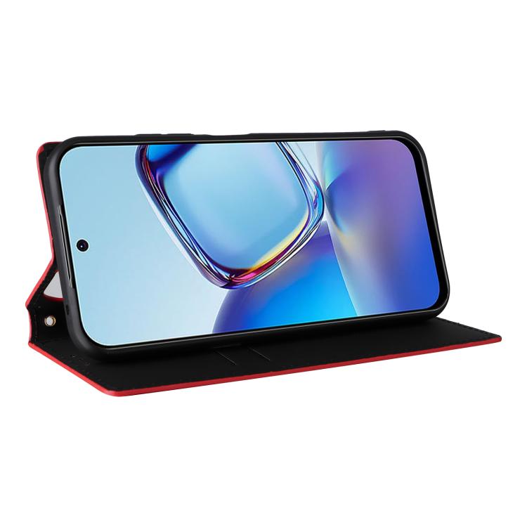 For ZTE Blade V80 Pro / V80 Vita Cubic Grid Texture Flip Leather Phone Case