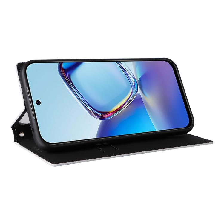 For ZTE Blade V80 Pro / V80 Vita Cubic Grid Texture Flip Leather Phone Case