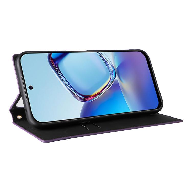 For ZTE Blade V80 Pro / V80 Vita Cubic Grid Texture Flip Leather Phone Case