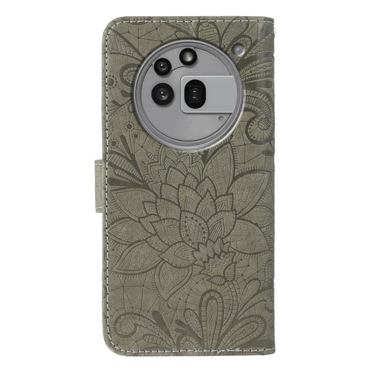For Nothing Phone 3a Pro Lace Flower Embossing Flip Leather Phone Case