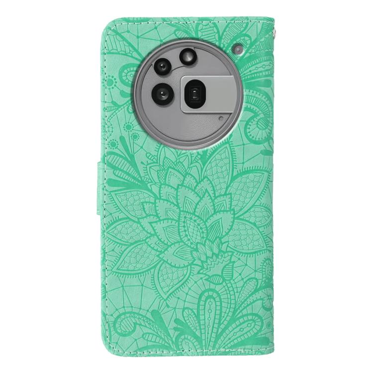 For Nothing Phone 3a Pro Lace Flower Embossing Flip Leather Phone Case