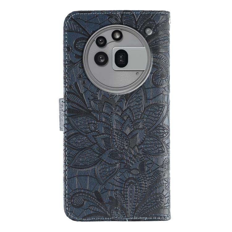 For Nothing Phone 3a Pro Lace Flower Embossing Flip Leather Phone Case