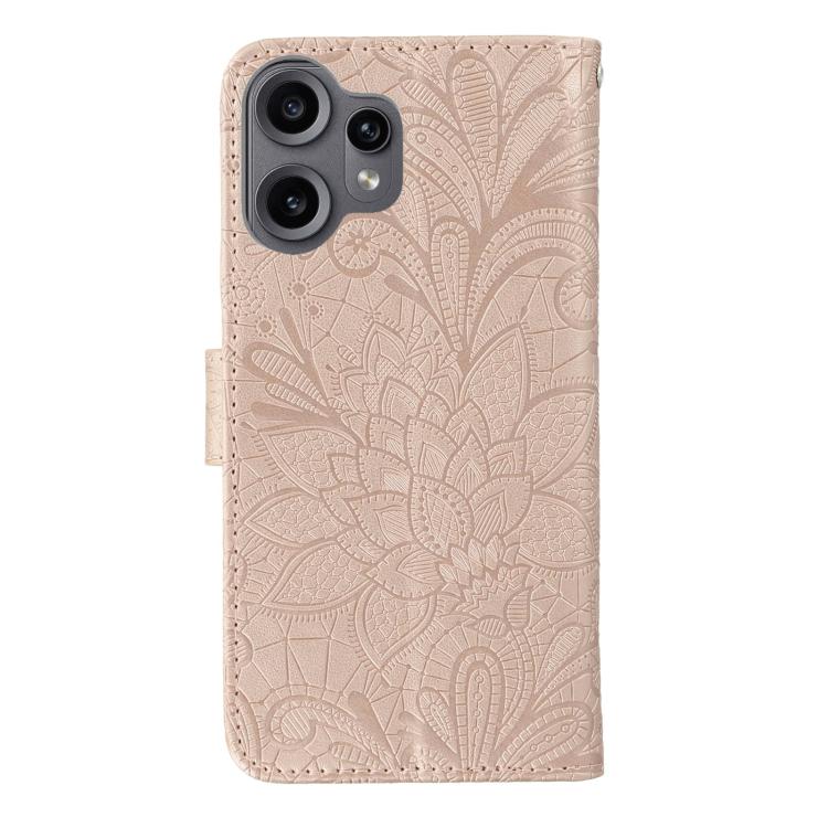 For Nothing CMF Phone 2 Pro Lace Flower Embossing Flip Leather Phone Case
