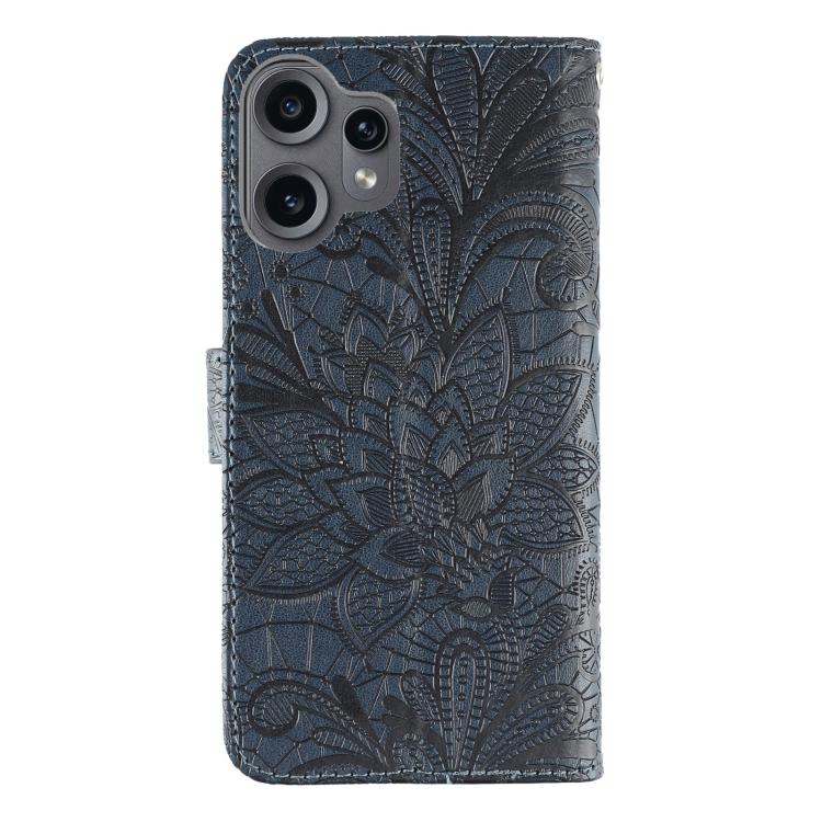For Nothing CMF Phone 2 Pro Lace Flower Embossing Flip Leather Phone Case