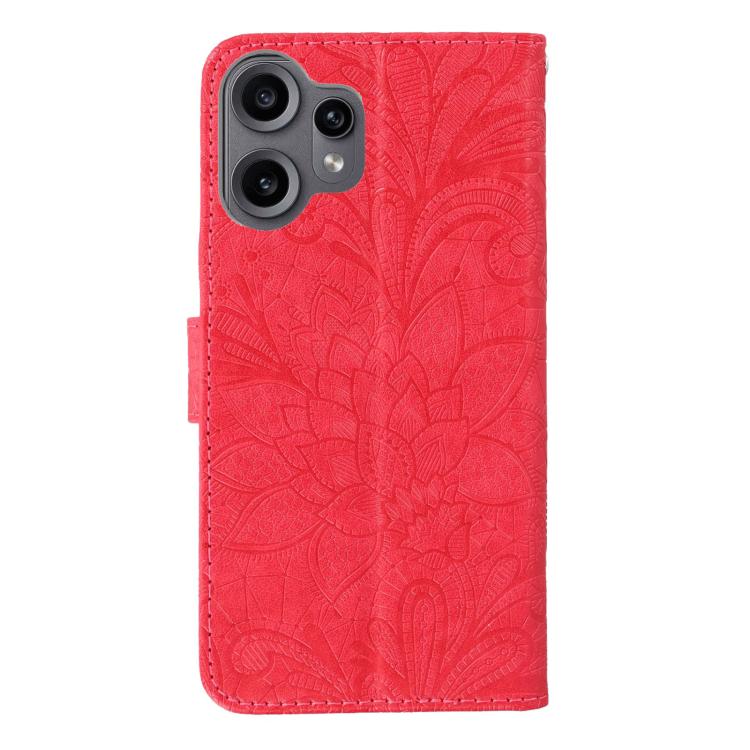 For Nothing CMF Phone 2 Pro Lace Flower Embossing Flip Leather Phone Case